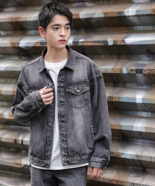 21SS COMOLI デニムジャケット1stタイプ シンチバック サイズ4 forksy.】オーバーサイズ2Wayシルエットデニムジャケット