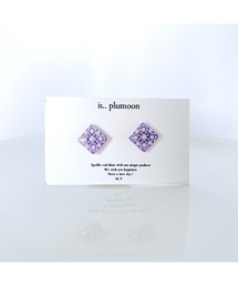 【plumoon】タイル模様ピアス(MA)