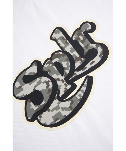 SPLR（エス・ピー・エル・アール）の「ティーシャツ｜Digital Camo Baseball Logo Tee｜SPLR｜公式通販（Tシャツ/カットソー・メンズ・ホワイト/ブラック・XXL/XL/L/M/S）」の5枚目の写真