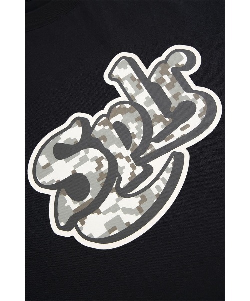 SPLR（エス・ピー・エル・アール）の「ティーシャツ｜Digital Camo Baseball Logo Tee｜SPLR｜公式通販（Tシャツ/カットソー・メンズ・ホワイト/ブラック・XXL/XL/L/M/S）」の8枚目の写真