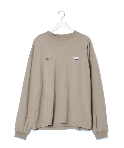 PARROTT CANVAS(パロットキャンバス)の「【PARROTT CANVAS for ADAM ET ROPE' 】別注 L/S TEE(Tシャツ/カットソー・レディース・グレー系その他/ピンク・FREE)」の12枚目の写真