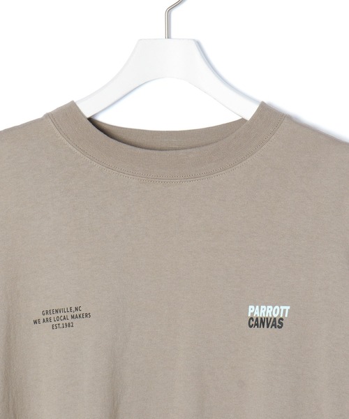 PARROTT CANVAS(パロットキャンバス)の「【PARROTT CANVAS for ADAM ET ROPE' 】別注 L/S TEE(Tシャツ/カットソー・レディース・グレー系その他/ピンク・FREE)」の14枚目の写真