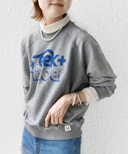 【セール】〈洗濯機可能〉ラグラン スリーブ ロゴ スウェット（スウェット）｜SHIPS（シップス）