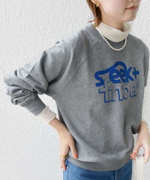 【セール】〈洗濯機可能〉ラグラン スリーブ ロゴ スウェット（スウェット）｜SHIPS（シップス）