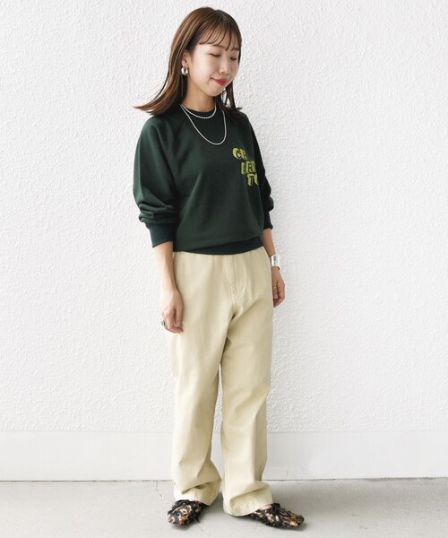 【セール】〈洗濯機可能〉ラグラン スリーブ ロゴ スウェット（スウェット）｜SHIPS（シップス）