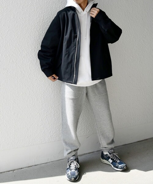 【セール】【WEB限定】SHIPS any: オーバーサイズ コットン ギャバジン スピンドル トラック ブルゾン 24FW◇（ブルゾン）｜SHIPS any（シップス エニィ）