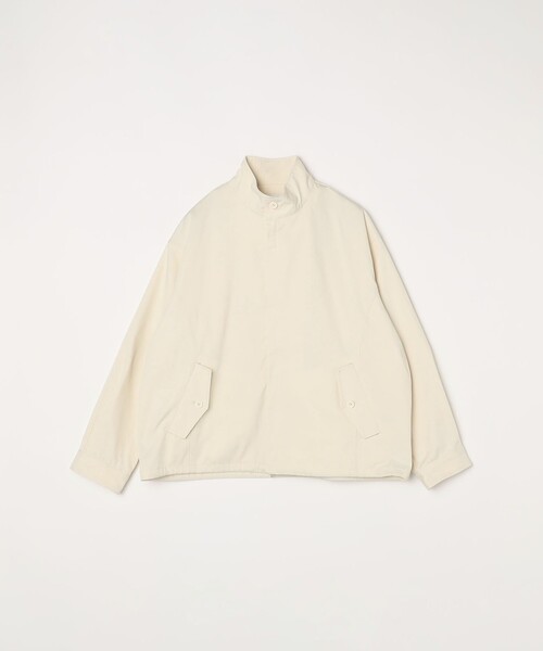 【セール】【WEB限定】SHIPS any: オーバーサイズ コットン ギャバジン スピンドル トラック ブルゾン 24FW◇（ブルゾン）｜SHIPS any（シップス エニィ）