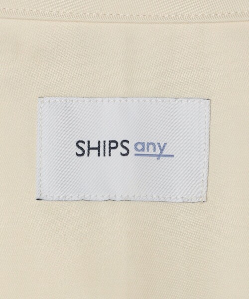 【セール】【WEB限定】SHIPS any: オーバーサイズ コットン ギャバジン スピンドル トラック ブルゾン 24FW◇（ブルゾン）｜SHIPS any（シップス エニィ）