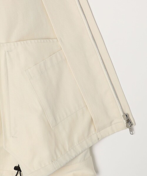 【セール】【WEB限定】SHIPS any: オーバーサイズ コットン ギャバジン スピンドル トラック ブルゾン 24FW◇（ブルゾン）｜SHIPS any（シップス エニィ）