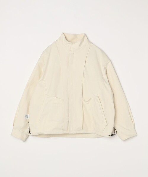 【セール】【WEB限定】SHIPS any: オーバーサイズ コットン ギャバジン スピンドル トラック ブルゾン 24FW◇（ブルゾン）｜SHIPS any（シップス エニィ）