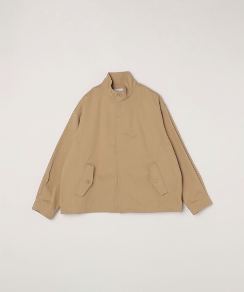 【セール】【WEB限定】SHIPS any: オーバーサイズ コットン ギャバジン スピンドル トラック ブルゾン 24FW◇（ブルゾン）｜SHIPS any（シップス エニィ）