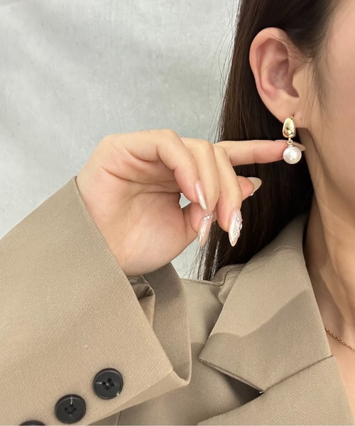 DAUGHTERS JEWELRY パールピアス Pearl combi studs - DAUGHTERS JEWELRY