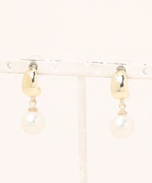 Burner（バーナー）の「【CHI SELECT】パールシンプル デザイン ピアス chi-pierce-00724【GBT】（ピアス（両耳用）・レディース・シルバー/ゴールド・FREE）」の7枚目の写真