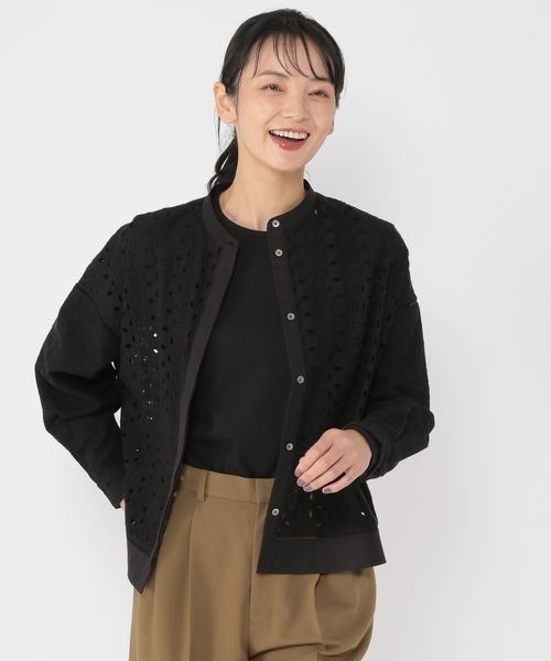 【セール】《ウタオ》サークルレース長袖ブラウス（シャツ/ブラウス）｜studio CLIP（スタディオクリップ）