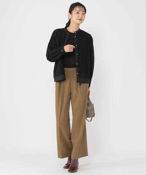 【セール】《ウタオ》サークルレース長袖ブラウス（シャツ/ブラウス）｜studio CLIP（スタディオクリップ）