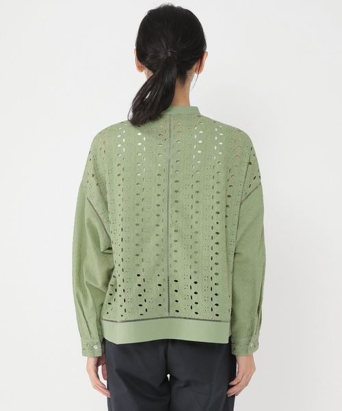 【セール】《ウタオ》サークルレース長袖ブラウス（シャツ/ブラウス）｜studio CLIP（スタディオクリップ）