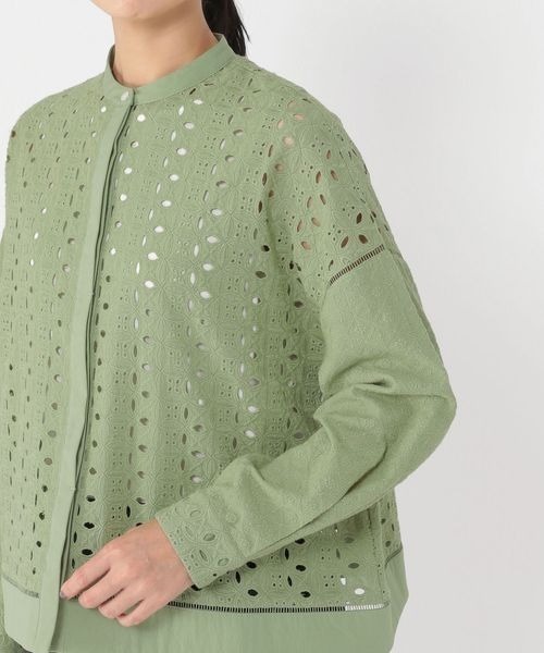 【セール】《ウタオ》サークルレース長袖ブラウス（シャツ/ブラウス）｜studio CLIP（スタディオクリップ）