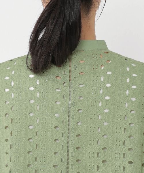 【セール】《ウタオ》サークルレース長袖ブラウス（シャツ/ブラウス）｜studio CLIP（スタディオクリップ）