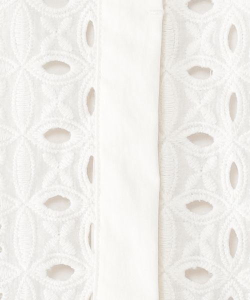 【セール】《ウタオ》サークルレース長袖ブラウス（シャツ/ブラウス）｜studio CLIP（スタディオクリップ）