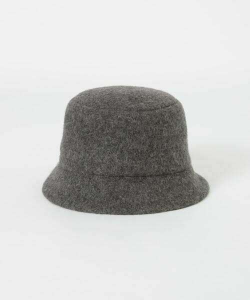 SMELLY（スメリー）の「ソフトウールバケットハット（ハット・レディース・ブラック/グレー/モカ・-）」の15枚目の写真