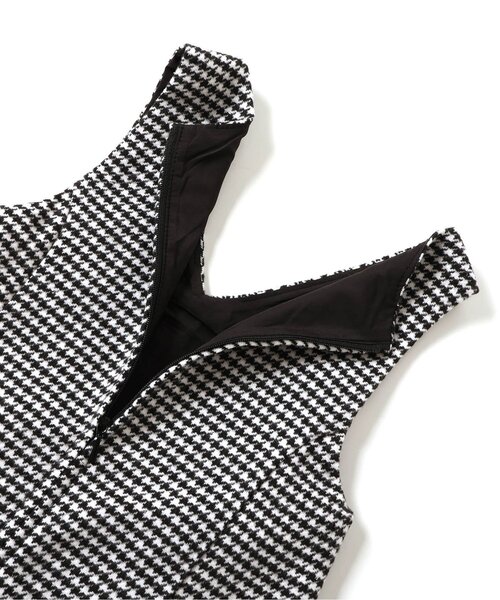 apres les cours（アプレレクール）の「【フォーマル対応】パール付フレアジャンパースカート_アプレレクールマシェリ（ジャンパースカート・キッズ・チェック/ネイビー・80/90/100/110/120/130/140）」の11枚目の写真