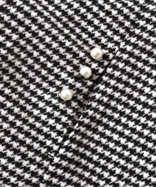 apres les cours（アプレレクール）の「【フォーマル対応】パール付フレアジャンパースカート_アプレレクールマシェリ（ジャンパースカート・キッズ・チェック/ネイビー・80/90/100/110/120/130/140）」の13枚目の写真