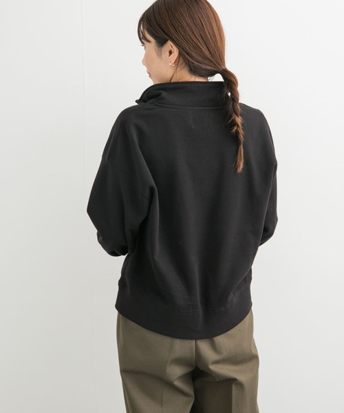 PENNEYS(ぺニーズ)の「『別注』PENNEYS×DOORS THE FOX ハーフジップスウェット(スウェット・レディース・ブラック/ベージュ/ブルー・MEDIUM)」の10枚目の写真
