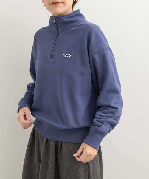 PENNEYS(ぺニーズ)の「『別注』PENNEYS×DOORS THE FOX ハーフジップスウェット(スウェット・レディース・ブラック/ベージュ/ブルー・MEDIUM)」の16枚目の写真