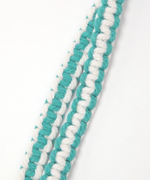 BAYFLOW(ベイフロー)の「BFマクラメショートストラップ(スマホグッズ・レディース・グリーン/ブルー・0)」の5枚目の写真