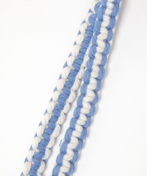 BAYFLOW(ベイフロー)の「BFマクラメショートストラップ(スマホグッズ・レディース・グリーン/ブルー・0)」の7枚目の写真