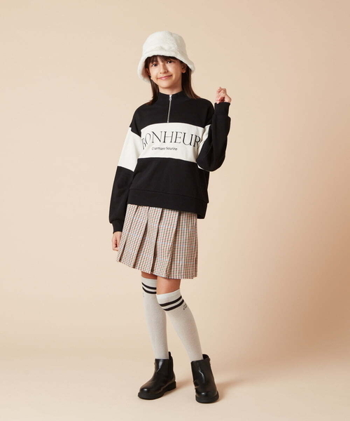 a.v.v（アーヴェヴェ）の「[KIDS]ボアバケットハット（ハット・キッズ・アイボリー/ライトグレー・120）」の17枚目の写真