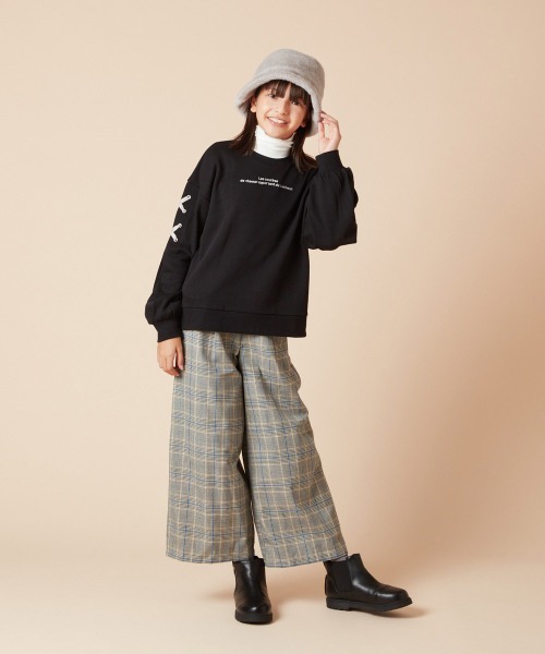 a.v.v（アーヴェヴェ）の「[KIDS]ボアバケットハット（ハット・キッズ・アイボリー/ライトグレー・120）」の12枚目の写真