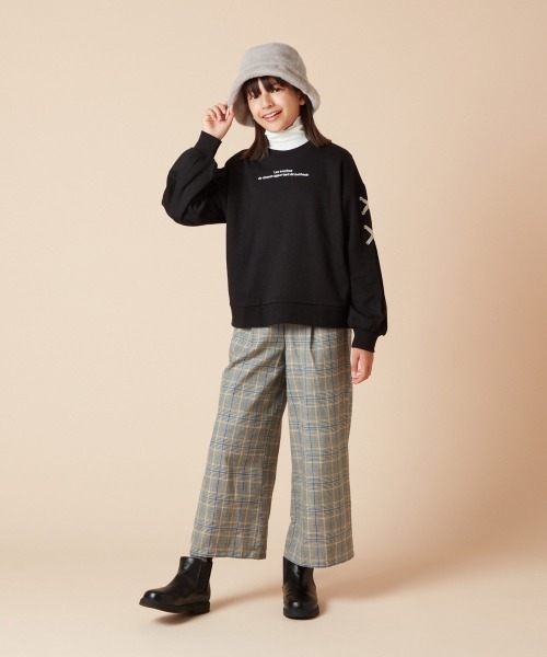 a.v.v（アーヴェヴェ）の「[KIDS]ボアバケットハット（ハット・キッズ・アイボリー/ライトグレー・120）」の15枚目の写真