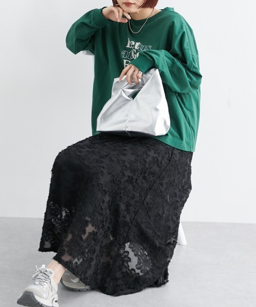 nissen(ニッセン)の「シアージャガードAラインスカート(スカート・レディース・レッド/ブラック/グレー・M/L)」の5枚目の写真