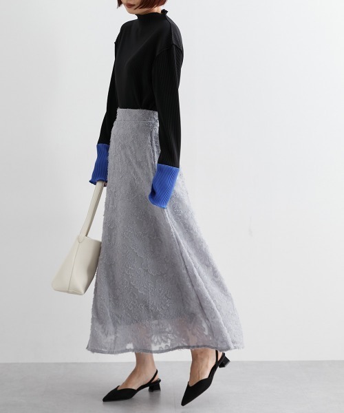 nissen(ニッセン)の「シアージャガードAラインスカート(スカート・レディース・レッド/ブラック/グレー・M/L)」の18枚目の写真