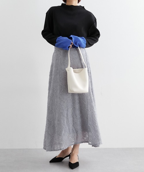 nissen(ニッセン)の「シアージャガードAラインスカート(スカート・レディース・レッド/ブラック/グレー・M/L)」の21枚目の写真