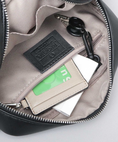 REGiSTA(レジスタ)の「スプリットレザー(牛床革) 3WAY ショルダーポーチ クラッチ ハンドバッグ(ショルダー・ハンド・クラッチ)(ショルダーバッグ・メンズ・ブラック/ブラック系その他・FREE)」の20枚目の写真