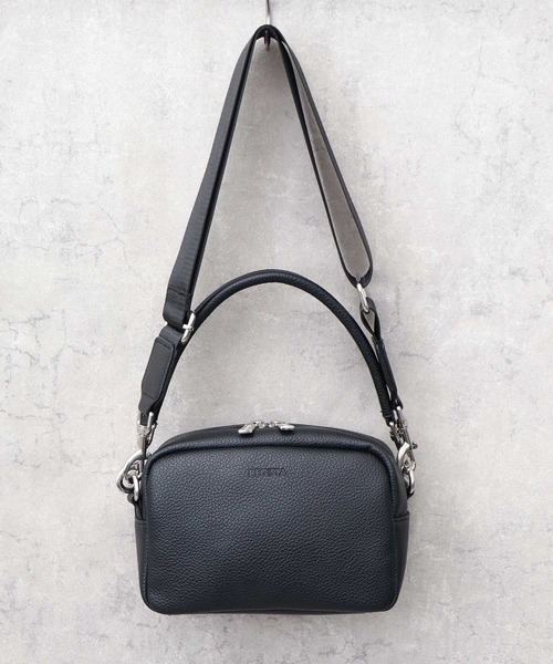 セール】スプリットレザー（牛床革） 3WAY ショルダーポーチ クラッチ