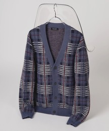 SlashDate（スラッシュデイト）の「【71】【LYLE&SCOTT/ライル&スコット】無地／チェック シャギーニット カーディガン（カーディガン/ボレロ）」