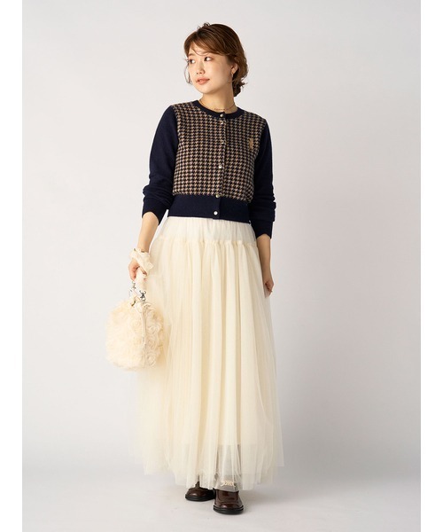 【セール】サテンベルトボリュームチュールスカート(スカート)|LILY BROWN(リリーブラウン) 【セール】サテンベルトボリュームチュールスカート(スカート)|LILY BROWN(リリーブラウン)