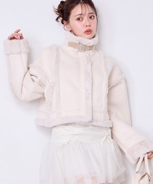 one after another NICE CLAUP | フェイクムートンジャケット(ムートンコート)