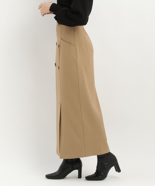 セール】ボタンIラインスカート202648（スカート）｜Andemiu