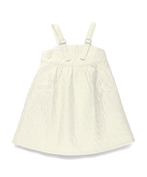 BRANSHES（ブランシェス）の「キルティングジャンパースカート（ジャンパースカート・キッズ・アイボリー/カーキ・100/130/110/90/140/120/150）」の18枚目の写真