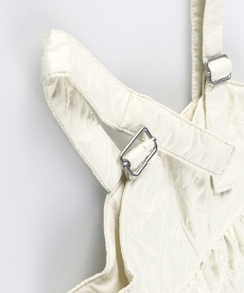 BRANSHES（ブランシェス）の「キルティングジャンパースカート（ジャンパースカート・キッズ・アイボリー/カーキ・100/130/110/90/140/120/150）」の14枚目の写真