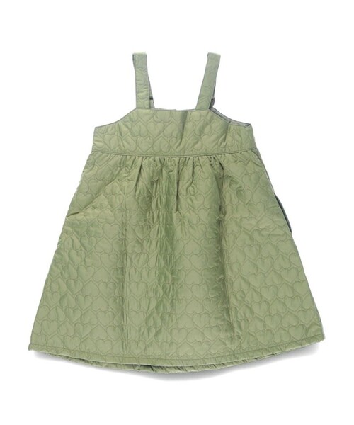 BRANSHES（ブランシェス）の「キルティングジャンパースカート（ジャンパースカート・キッズ・アイボリー/カーキ・100/130/110/90/140/120/150）」の21枚目の写真