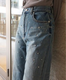 Ameri VINTAGE - アメリ UND BIJOU STRAIGHT DENIM PANTS