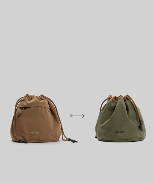 Topologie（トポロジー）の「Topologie/トポロジー　Reversible Bucket リバーシブルバケット【バッグ単体】（ショルダーバッグ・レディース・ブラック/ブラウン/パープル/グレー・FREE/F）」の16枚目の写真