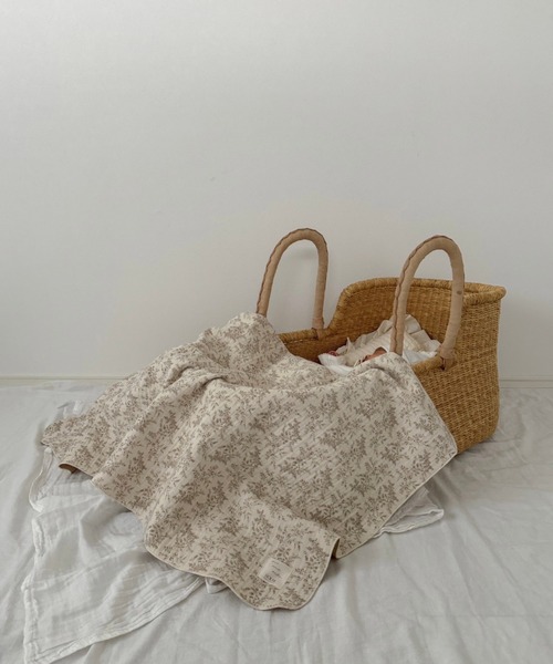 【solm】ガーゼケット floret mellow blanket（ベビー寝具/家具）｜solm（ソルム）