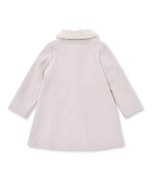 BeBe(ベベ)の「ウールライクくるみボタンファー襟コート(100~160cm)(ステンカラーコート・キッズ・グレー/ネイビー・120cm/150cm/110cm/100cm/140cm/130cm)」の12枚目の写真