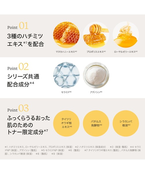 ByUR（バイユア）の「トナー（プランプハニー/ビタギビング/スージンググリーン）（化粧水・レディース・プランプハニー/スージンググリーン/ビタギビング・FREE）」の9枚目の写真